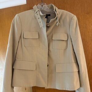 Ann Taylor Beige Suite Size 6 Blazer Size 6P Trousers